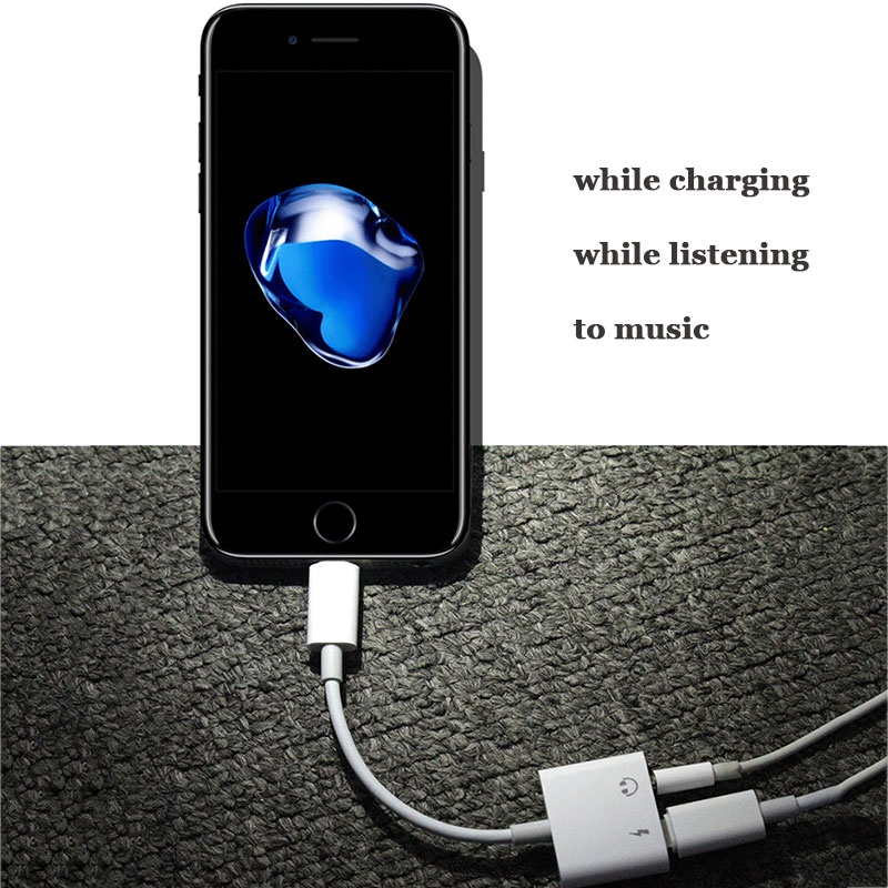 CONVERTER LIGHTNING TO AUX 3.5MM HEADPHONE LIGHTNING FOR IPHONE 7 8 X