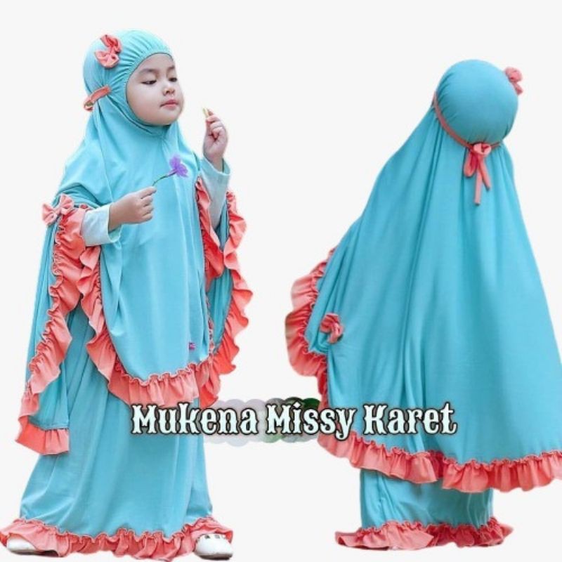 MUKENA ANAK HASNA 3 PITA FREE TAS