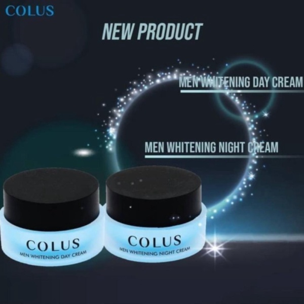 Jual Paket Colus men Whitening DayNight Cream Jaminan Asli 100 Bpom Murah