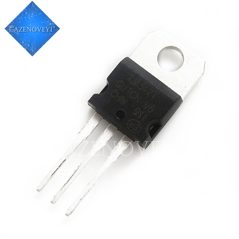 10Pcs / lot LM317 LM317T T0-220 regulator Tiga terminal adjustable