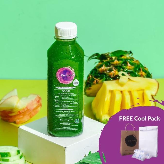 

TERLARIS Re.juve - Asian Green 250 ml (Cold-Pressed juice/ jus)/MINUMAN COLLAGEN/MINUMAN YOYIC/MINUMAN DIET/MINUMAN PEMUTIH BADAN/MINUMAN KOREA/MINUMAN KEMASAN/MINUMAN KALENG/MINUMAN KOTAK/MINUMAN SEHAT HERBAL/MINUMAN SEHAT UNTUK TUBUH/MINUMAN SEHAT