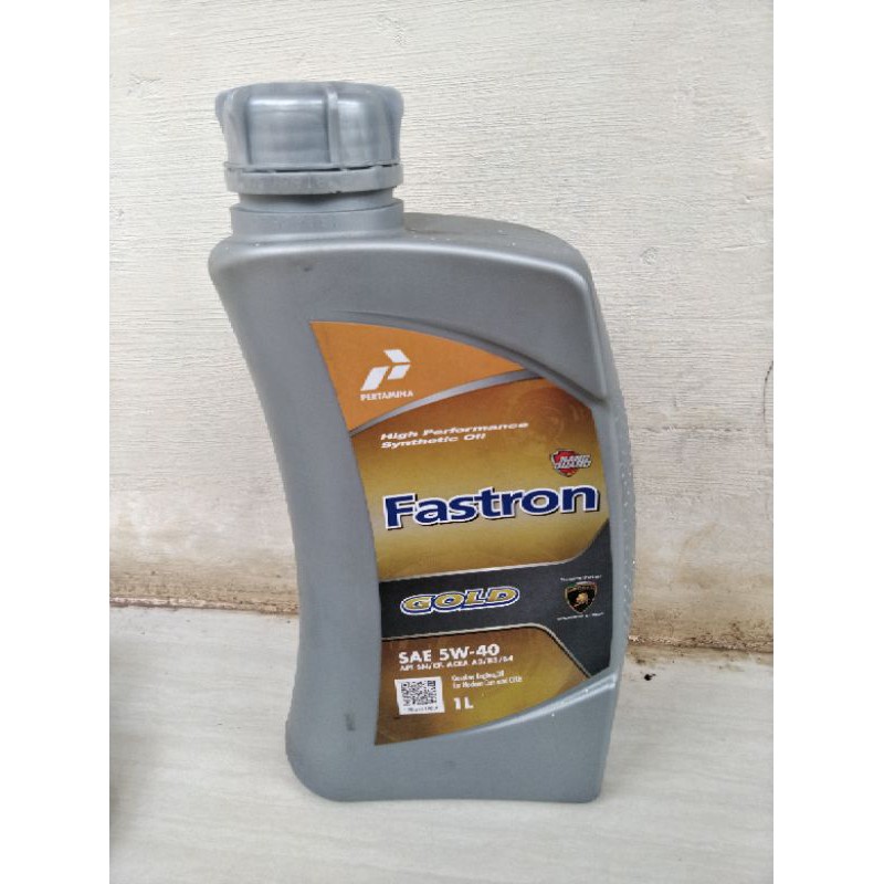 OLI Mesin PERTAMINA FASTRON GOLD SAE 5W-40 API SN ILSAC GF-5 FULLY SYNTHETIC