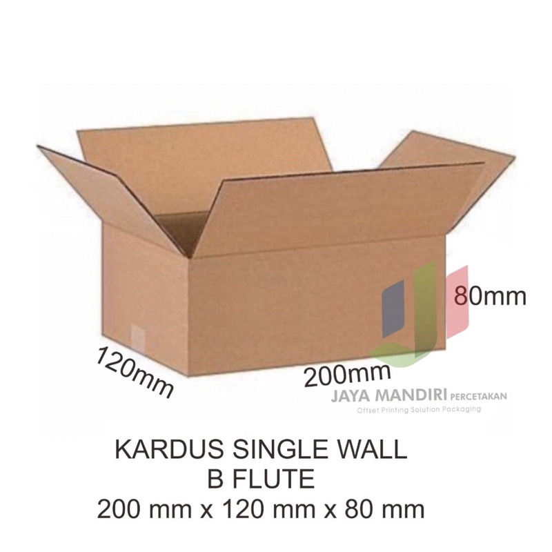 

paket 10c Kardus packing 20x12x8/ dus baru polos/ corrugated box / karton