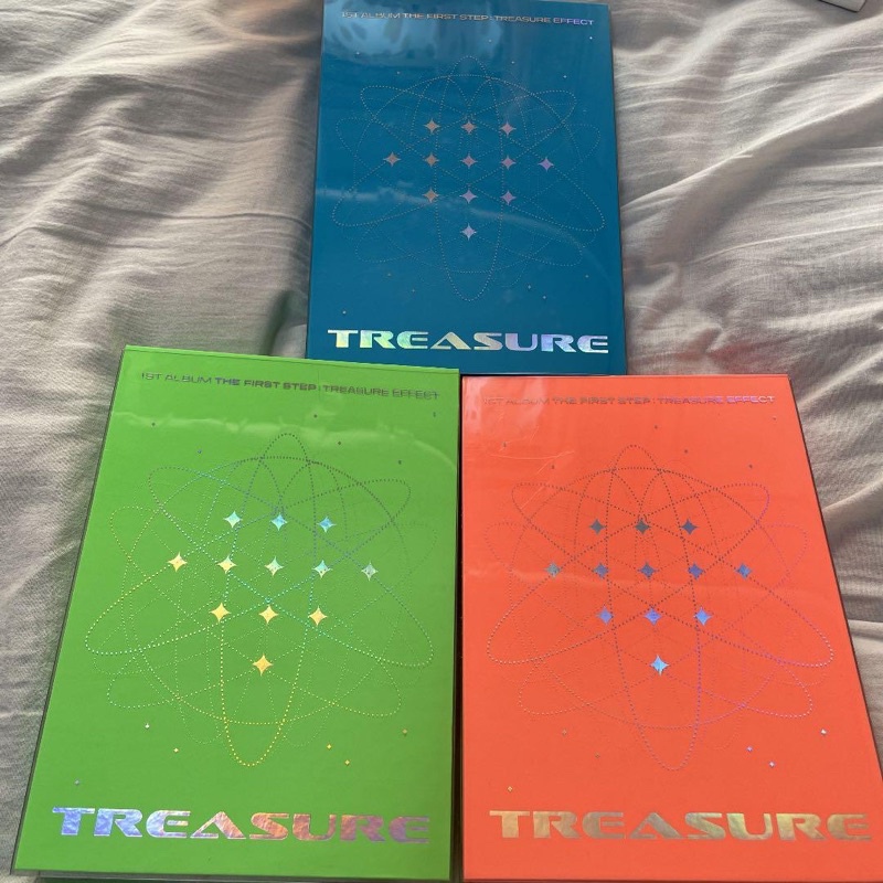 TREASURE 1ST FULL ALBUM THE FIRST STEP TREASURE EFFECT SEALED POSTER BENEFIT KTOWN