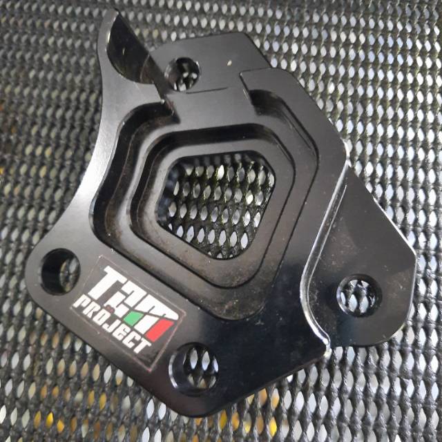 Braket kaliper yamaha xmax untuk brembo p4 / ktc disk 300mm