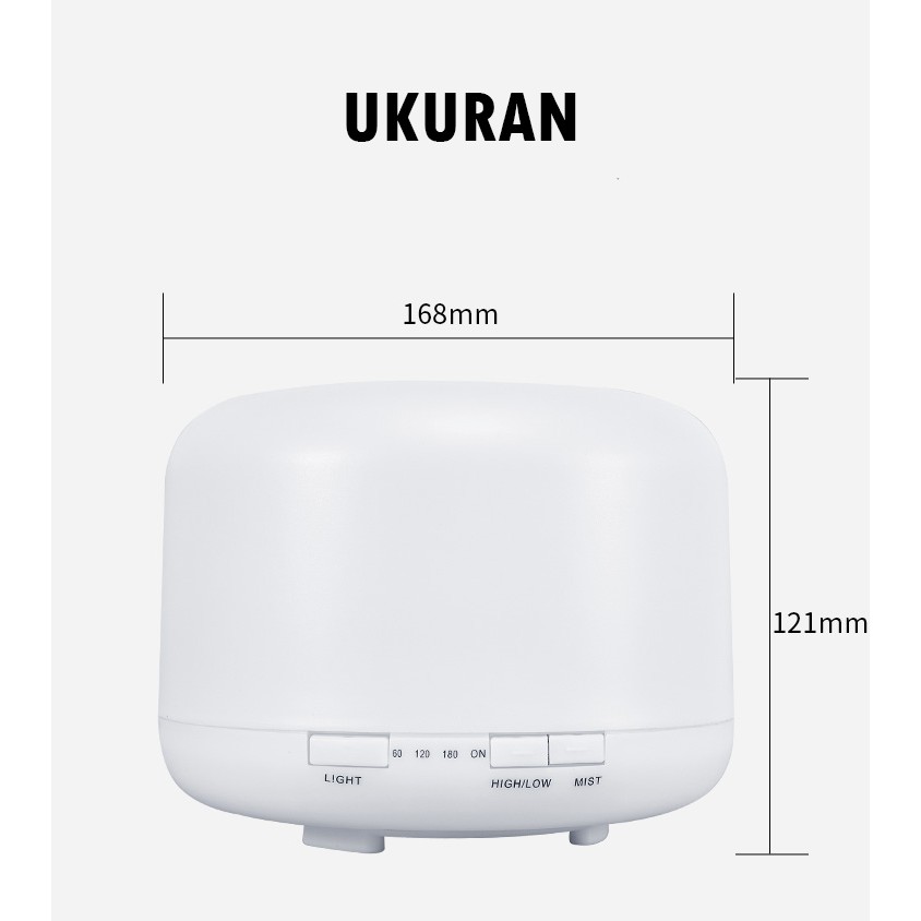 Humidifier Diffuser Aromatherapy 250-500ML+ Remote-4