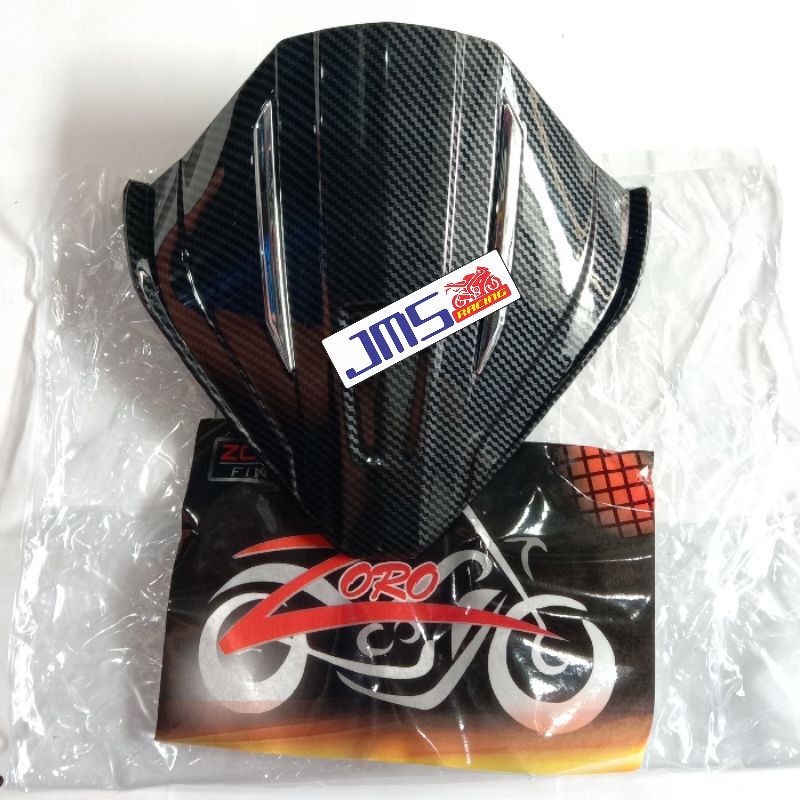 visor carbon batok depan vario 125 dan vario 150 led tahun 2019-2021 zoro