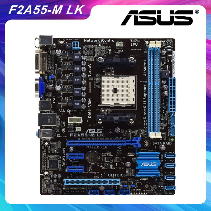 PREORDER Socket FM2 Motherboard ASUS F2A55-M LK Motherboard FM2 DDR3 AMD A55 SATA II PCI-E 2.0 USB2.