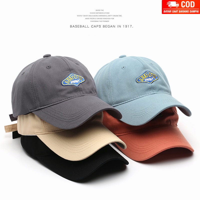 NEXTSTOP-127 Unisex Lembut Top Pure Warna Nyaman Katun Topi Baseball