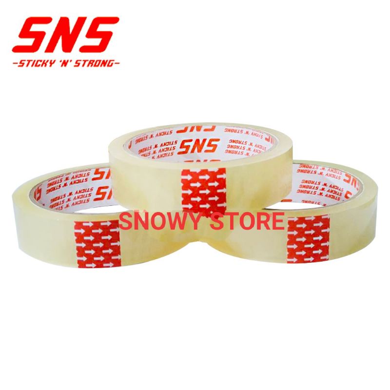 

LAKBAN/ISOLASI BENING SNS 1 INCHI 100 YARD