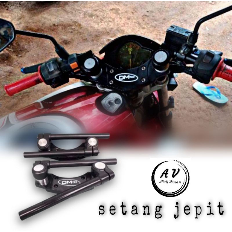DUDUKAN STANG JEPIT ADAPTOR STANG JEPIT PNP VIXION NEW OLD