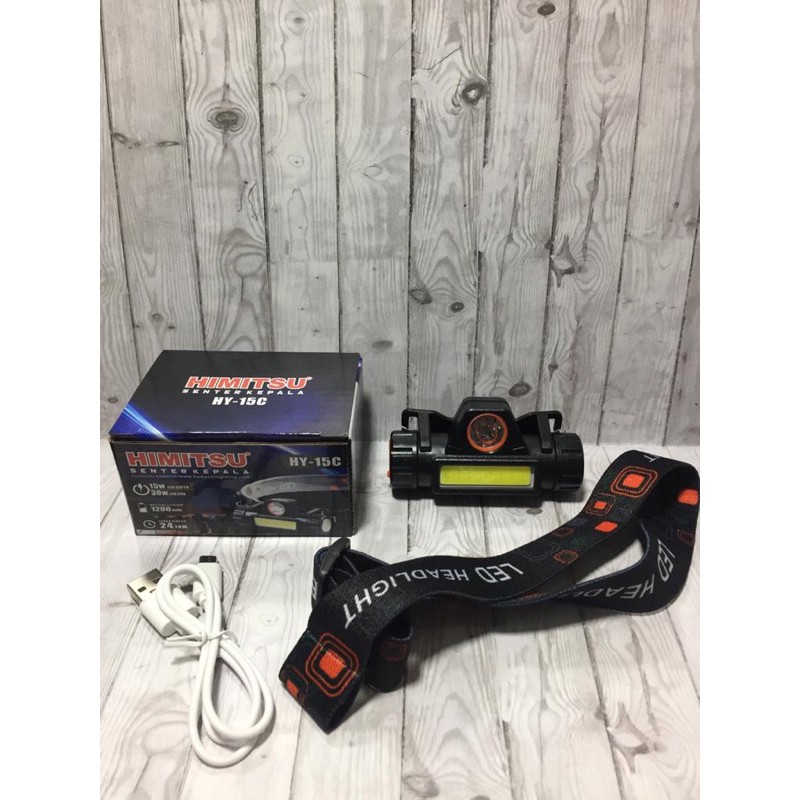 Senter kepala LED HY 15C Himitsu