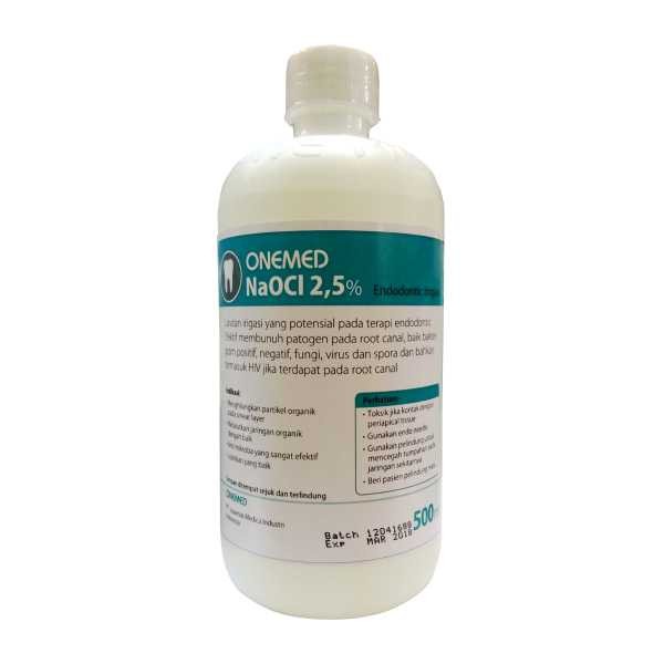 Cairan Dental NaOCl OneMed Dental - 2.5 Persen OP