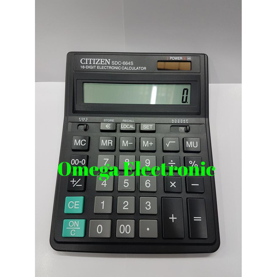 

Original Citizen Calculator Sdc-664S - Kalkulator Meja Office Kantor