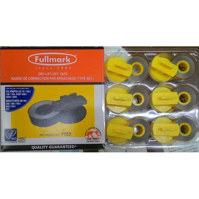 Penghapus Pita Mesin Tik Brother / Fullmark Lift Off Correction Tape (PCS)