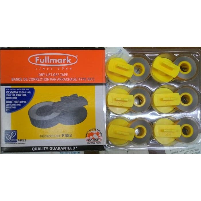 Penghapus Pita Mesin Tik Brother / Fullmark Lift Off Correction Tape (PCS)