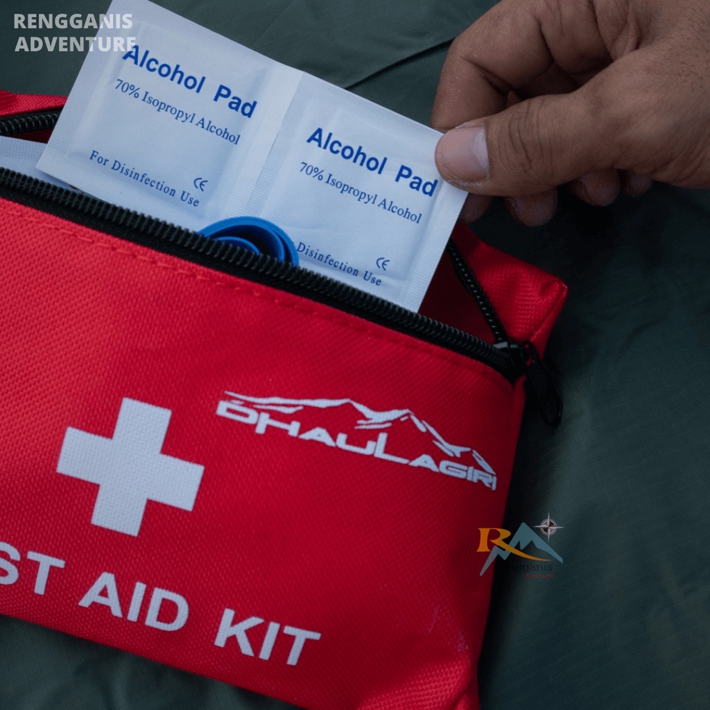 TAS KANTONG WADAH P3K ISI LENGKAP FIRST AID KIT SURVIVAL KIT OBAT MEDISOUTDOOR HIKING