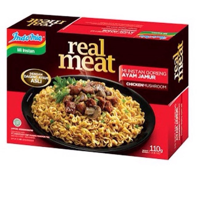 

Free ongkir Indomie Real Meat Ayam Jamur daging asli