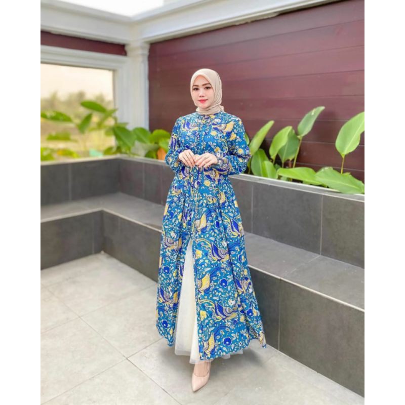 gamis maxi import Bangkok ori | gamis bkk import white ld 105 xl sultan | gamis biru jumbo prewed