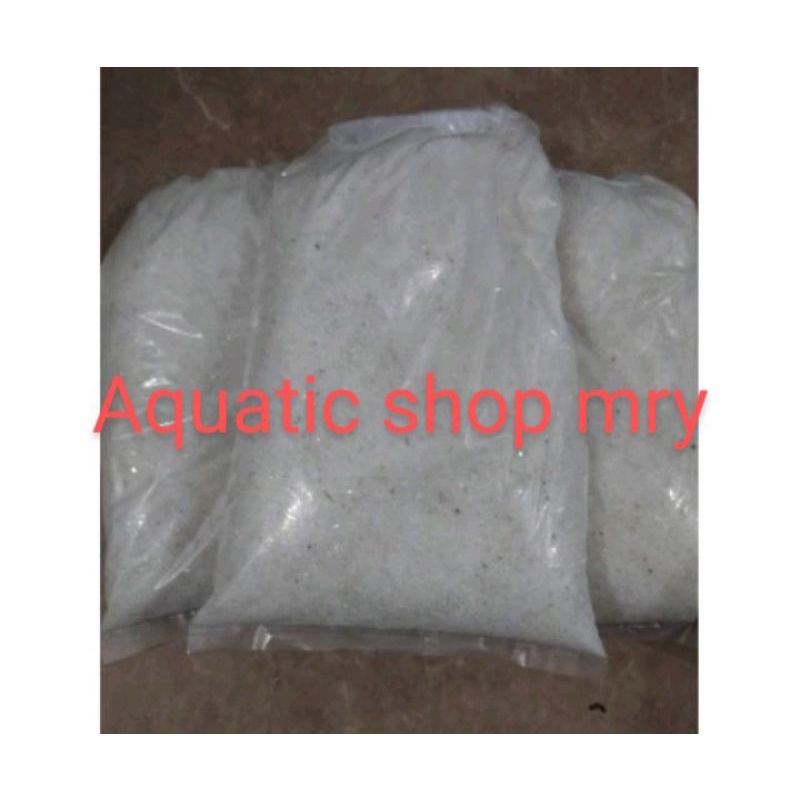 pasir silika putih aquarium 1kg