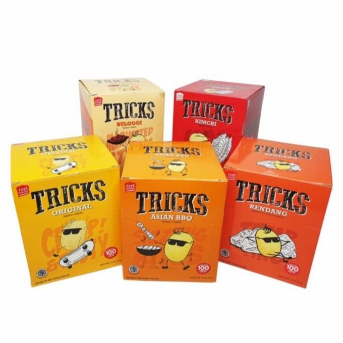 

PROMO Snack Tricks Baked Chips Potato Kentang Box Isi 10 MURAH