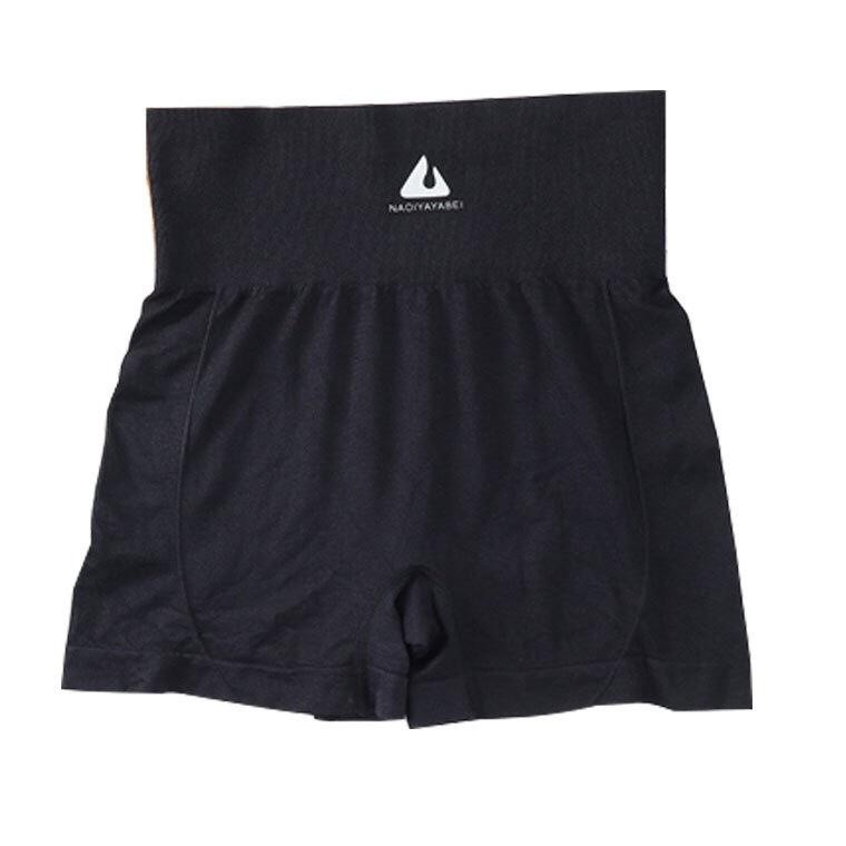 sCottsMith Celana Pendek Wanita Sexy Nyaman Celana Pendek Olahraga Gym Yoga Seamless Dengan Logo 1059-BLACK
