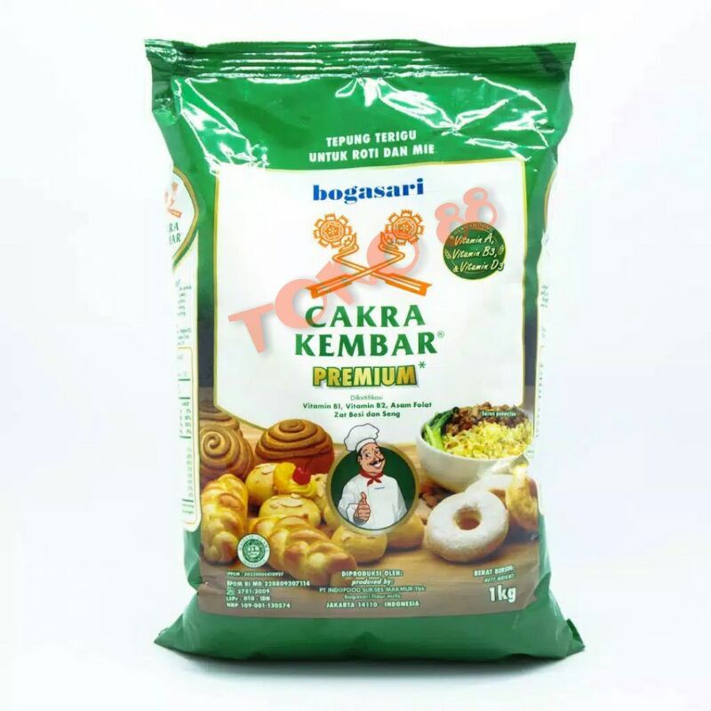 

Tepung Cakra Kembar Premium 1kg