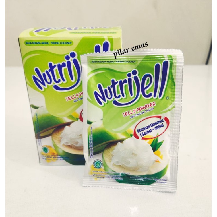 

nutrijell jelly serbuk instan rasa kelapa muda 12 x10gr