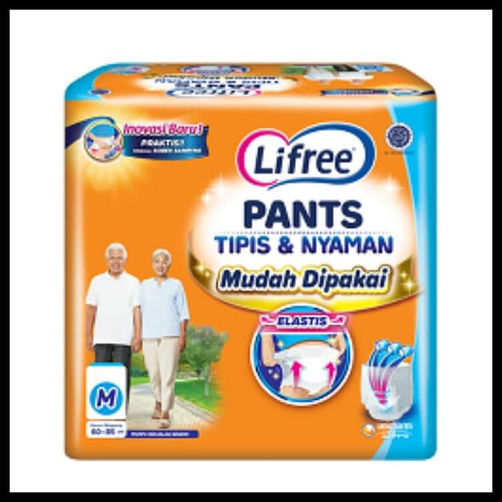 HEMAT  Lifree Celana M 1 x 20 Popok Pampers Dewasa Celana Diaper