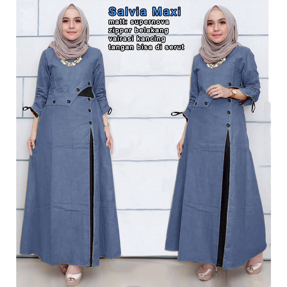 CTN Baju muslim maxi SALVIA best seller