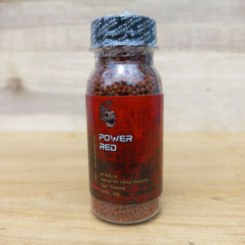 Pelet Premium Red Extra Spirulina Ikan Predator Pelet Chana merah