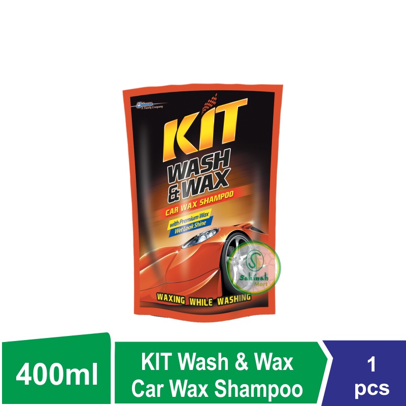 KIT Wash &amp; Wax Shampoo Mobil 400ml / 500ml / 720ml