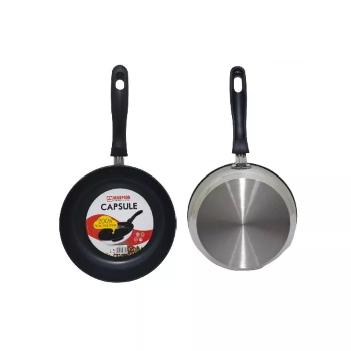 Maspion SSF10 Non Stick Fry pan 20cm Stainless Wajan Penggorengan SS-F10/Wajan Maspion/Penggorengan 