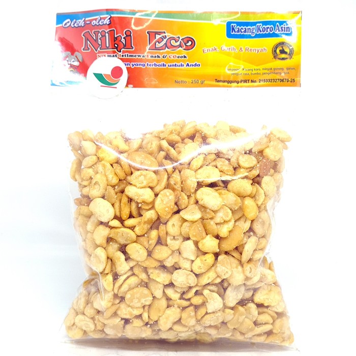 

NIKI ECO KACANG KORO ASIN 250gr | KUPAS MATANG MANIS BALI BALADO