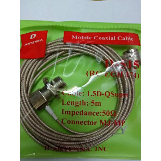 KABEL TRANSPARAN D515 RG174