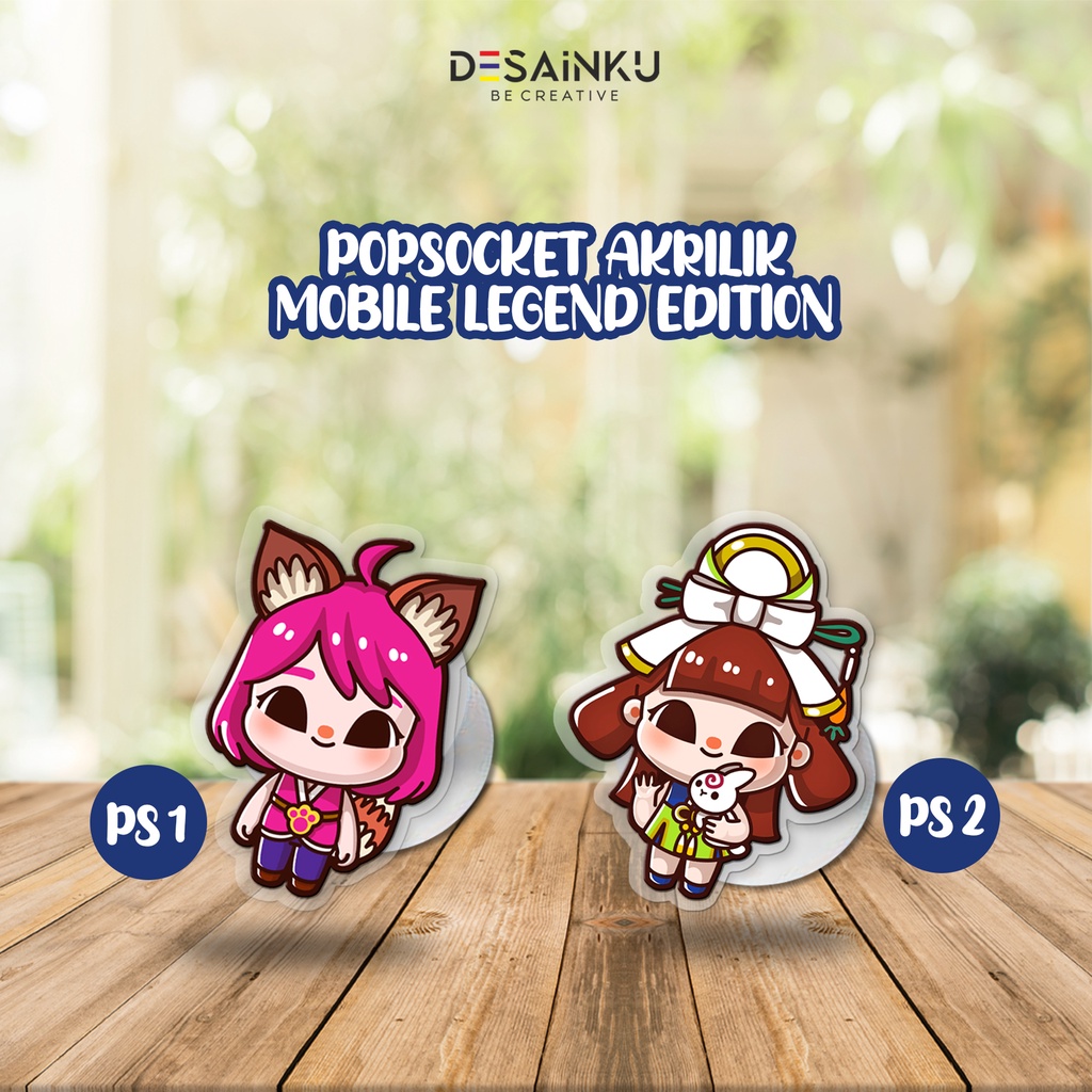 Popsocket Akrilik Mobile Legend Edition / Phone Grip Custom / Pop Socket Custom / Pop Socket Lucu / Pop Socket Murah