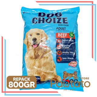 Jual Makanan Anjing Dog Choize Beef Kemasan 800GR Freshpack Pelet ...