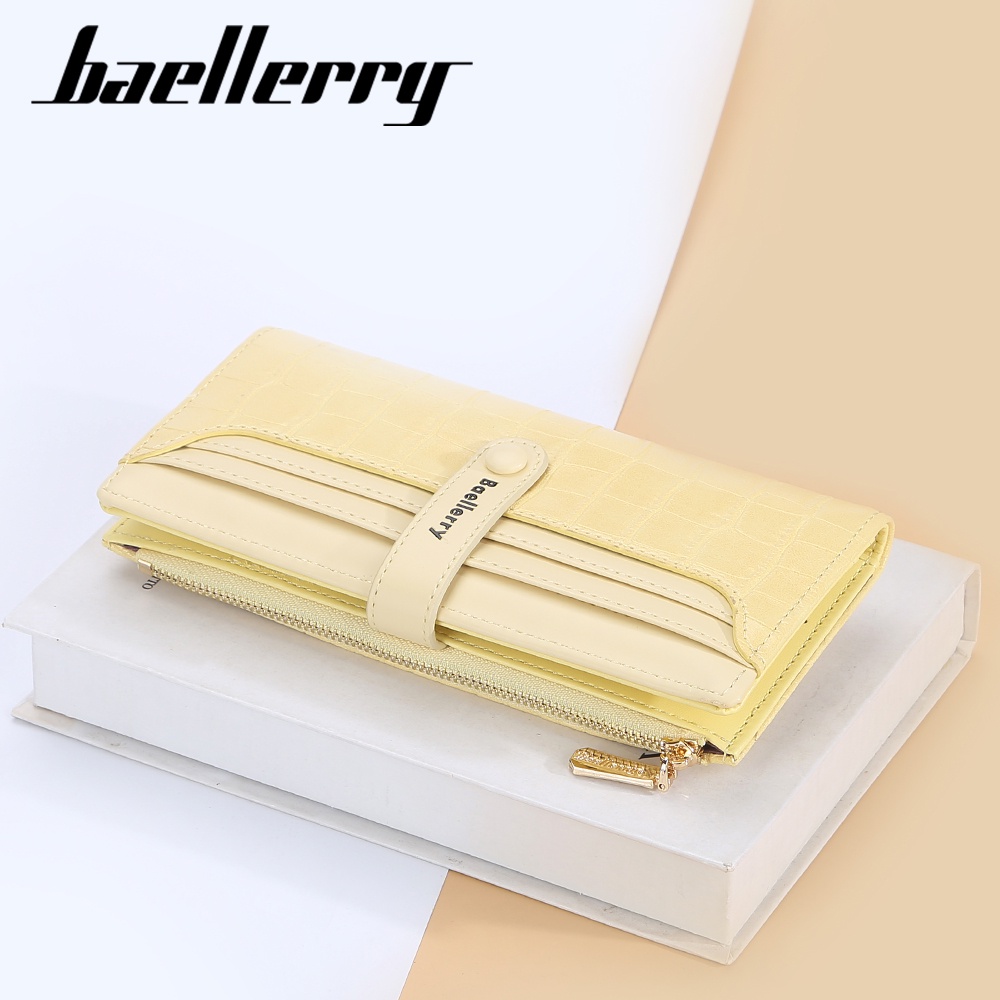 BAELLERRY N2369 Dompet Wanita Panjang Bahan Kulit PU Leather Premium WATCHKITE WKOS