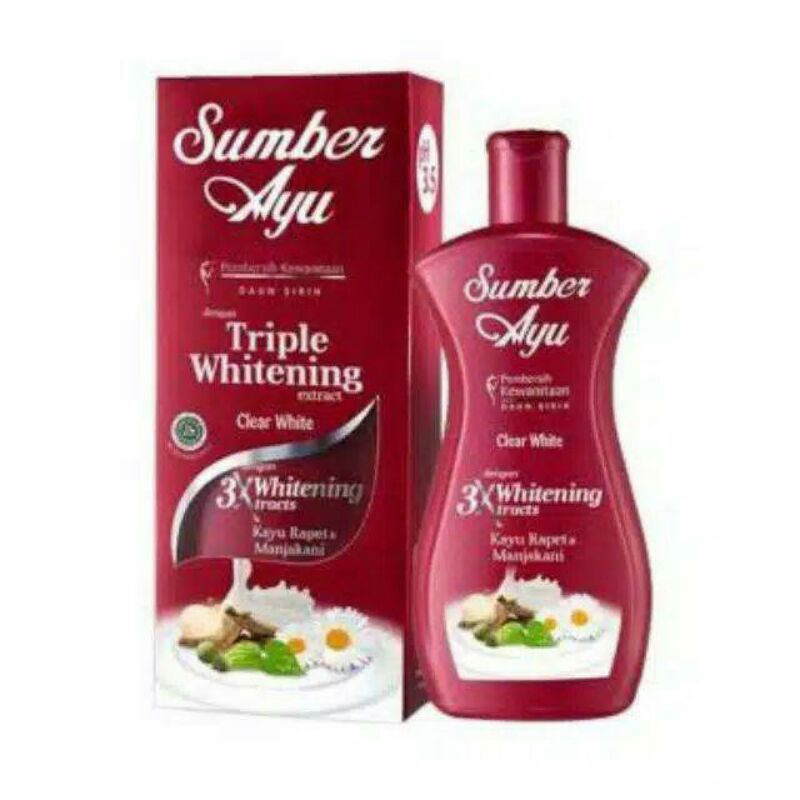 SUMBER AYU TRIPLE WHITENING CLEAR WHITE 200ML