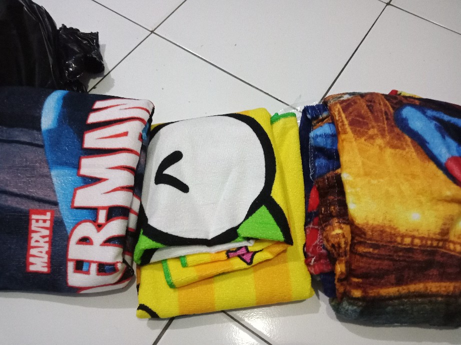 Handuk Lembut Uk.70x140 Motif Karakter Anak Kren Dan Ngetren Termurah Harga Promo Bisa Cod