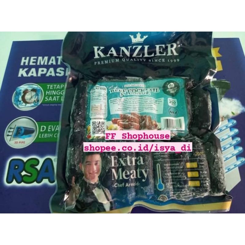 

Kanzler Beef Cocktail Sausage 250g