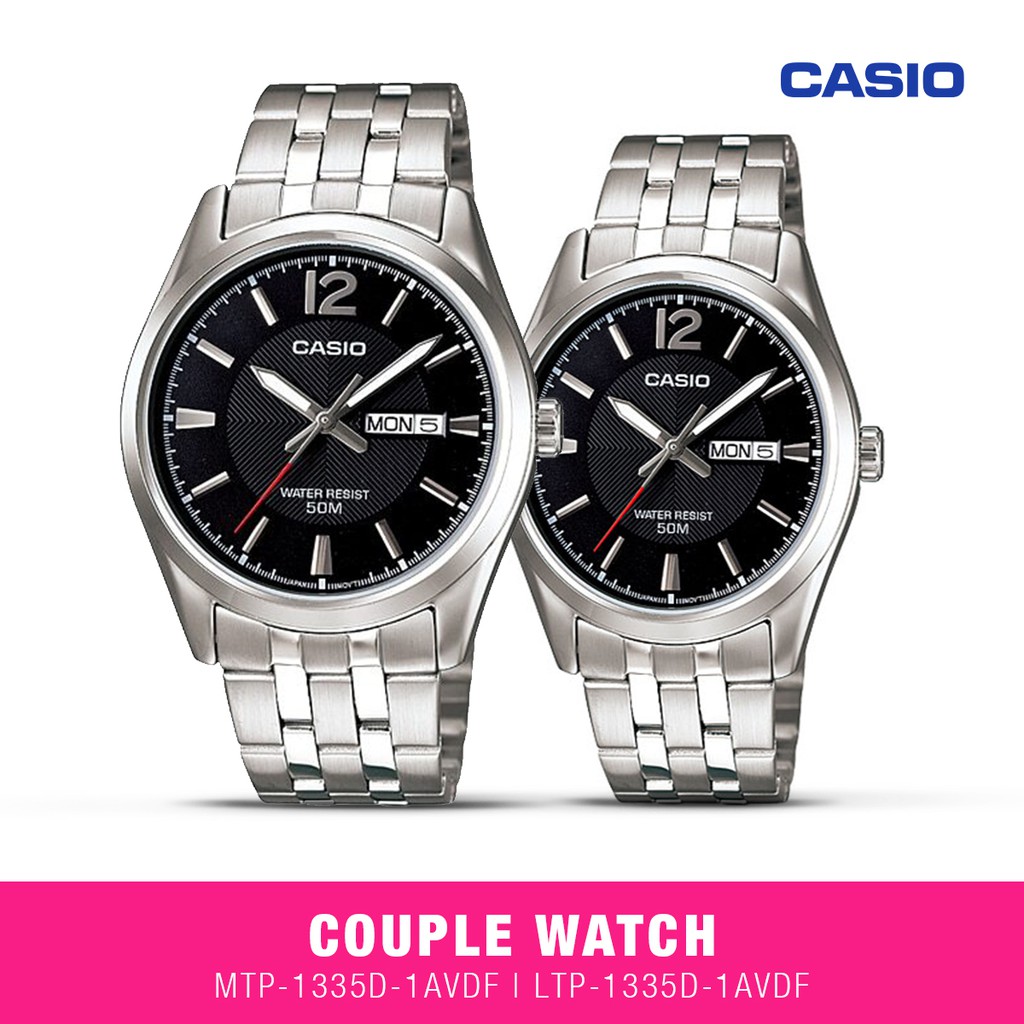 Casio Jam Tangan Couple MTP-1335D-1AVDF & LTP-1335D-1AVDF