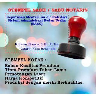 

Stempel Sistem Administrasi Badan Usaha ( SABU )