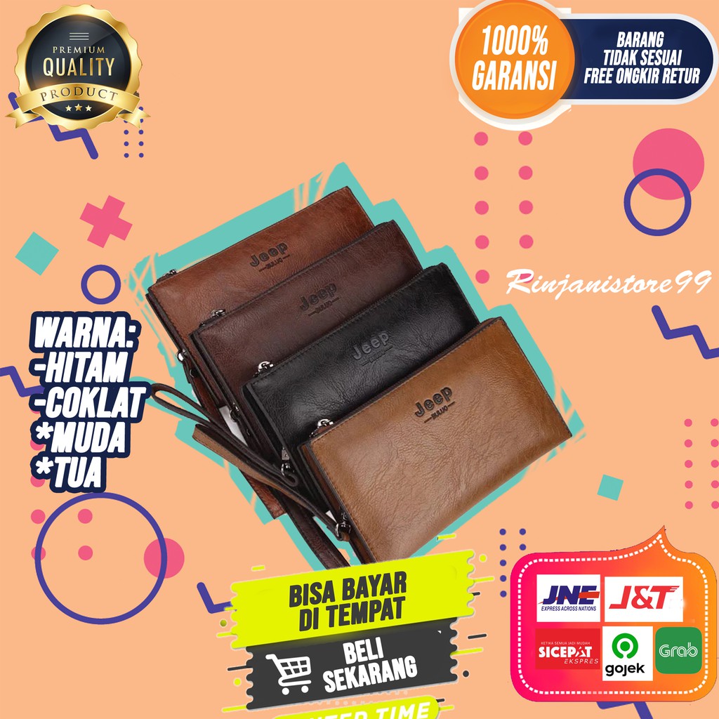 Dompet Panjang Kulit Jeep Buluo F142