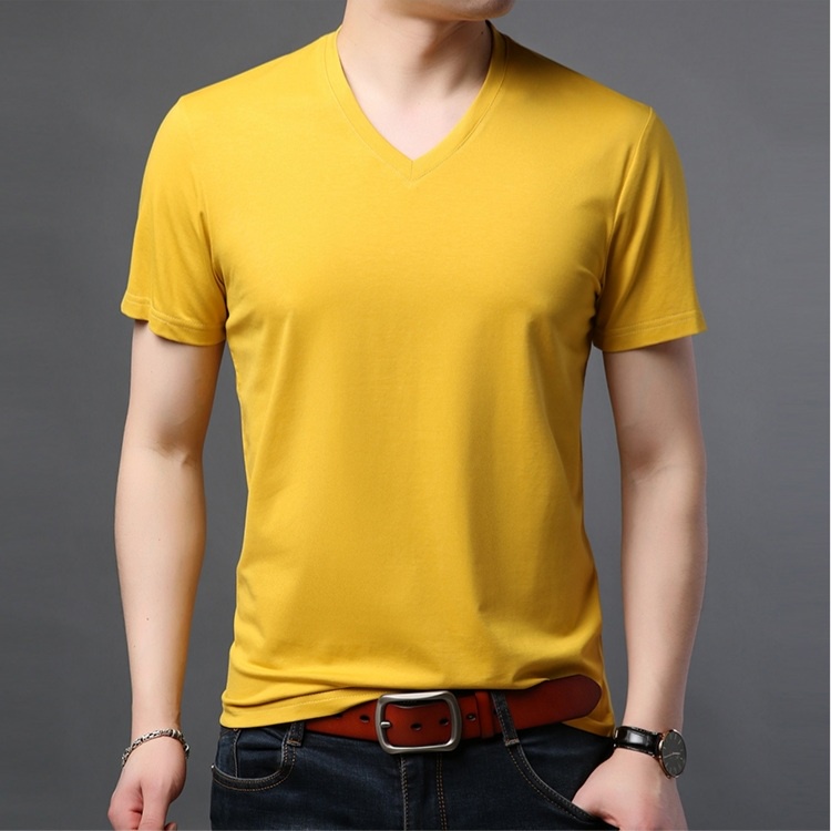 KAOS POLOS LENGAN PENDEK V NECK | KAOS BASIC POLOS VNECK