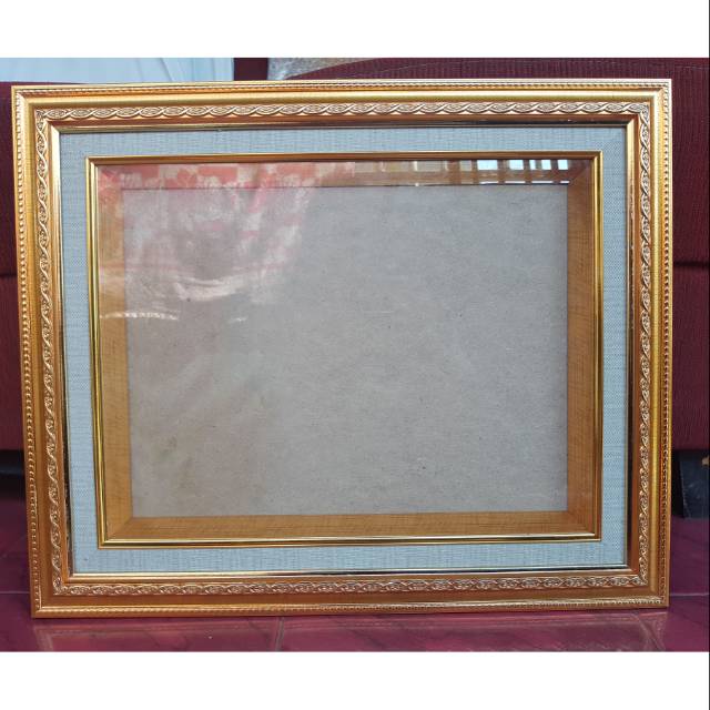 Frame Mahar Bingkai 3D Box UK 40x50 16r LIST 4cm LINEN Pigura Scrapbook pop up 3 dimensi Scrapframe
