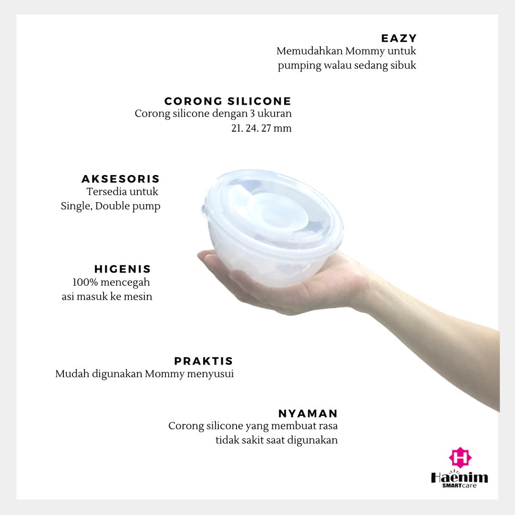 HAENIM HANDSFREE BREASTMILK COLLECTION CUP