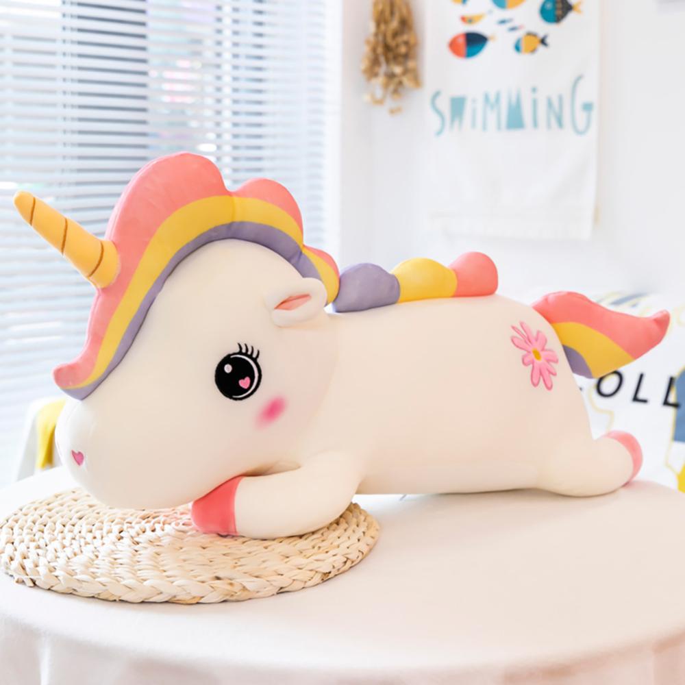 Timekey Mainan Boneka Stuffed Plush Unicorn 40cm Untuk Hadiah Natal / Ulang Tahun Anak Perempuan S7X7