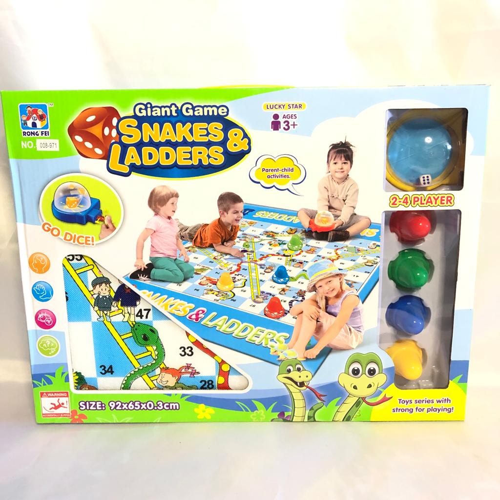 Mainan Ular Tangga Ukuran Besar / Snake And Ladder Board Game