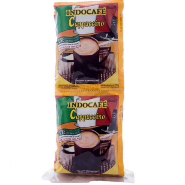 INDOCAFE CAPPUCINO 10X25